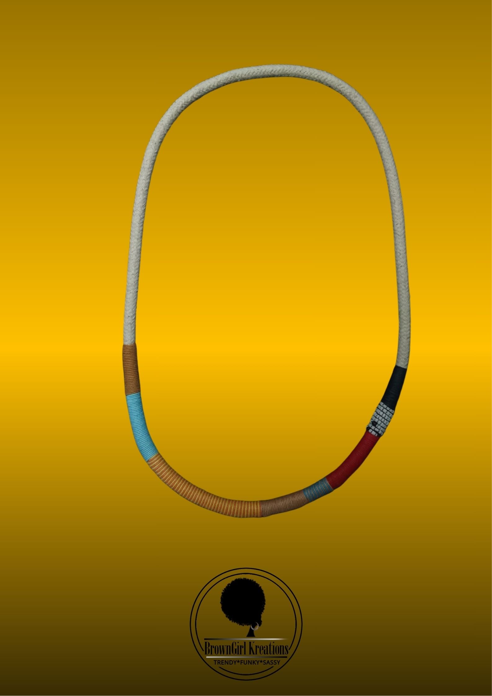 Necklaces Ropes-Mixed with Blue&Red