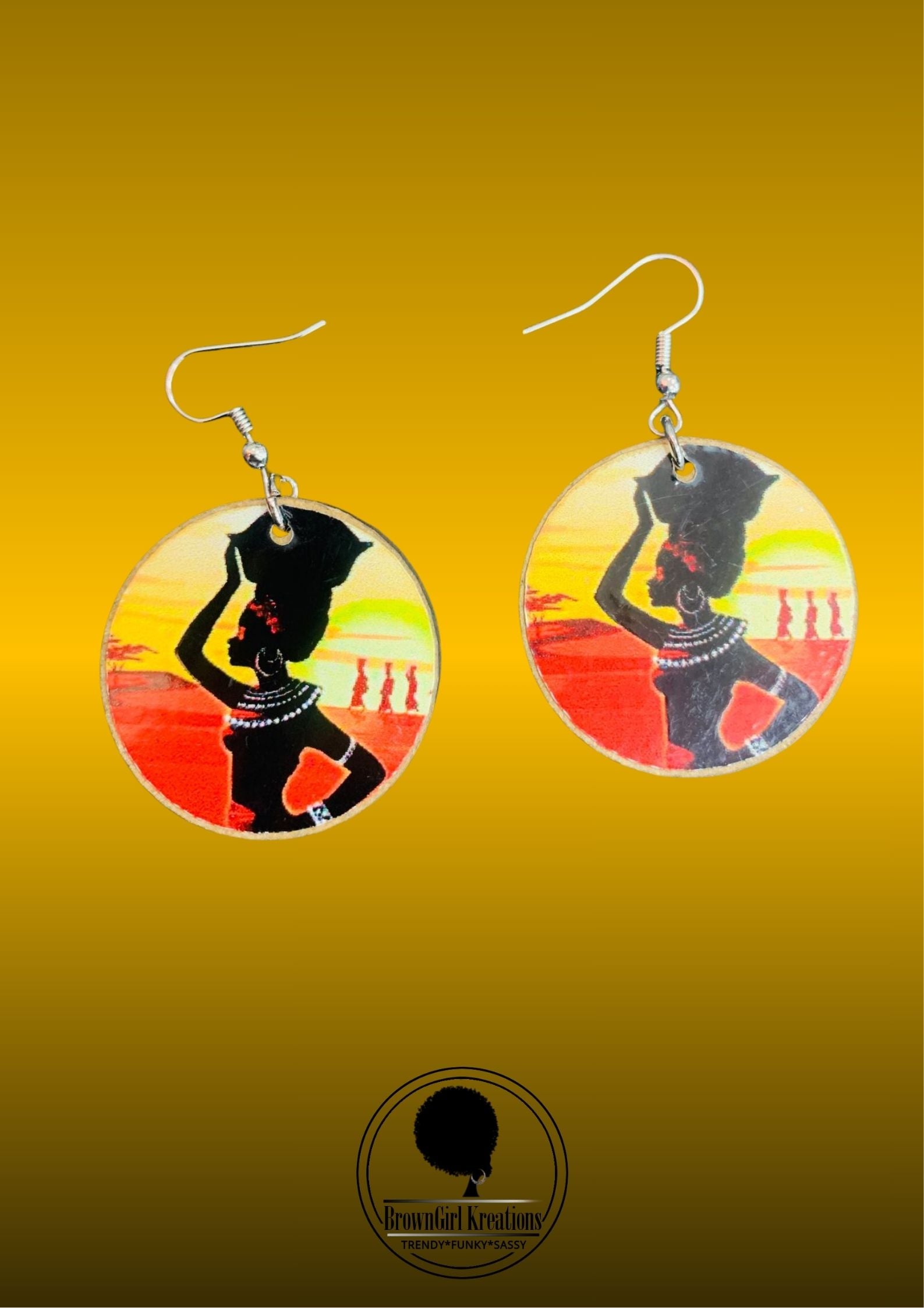 African Tradition Women earrings