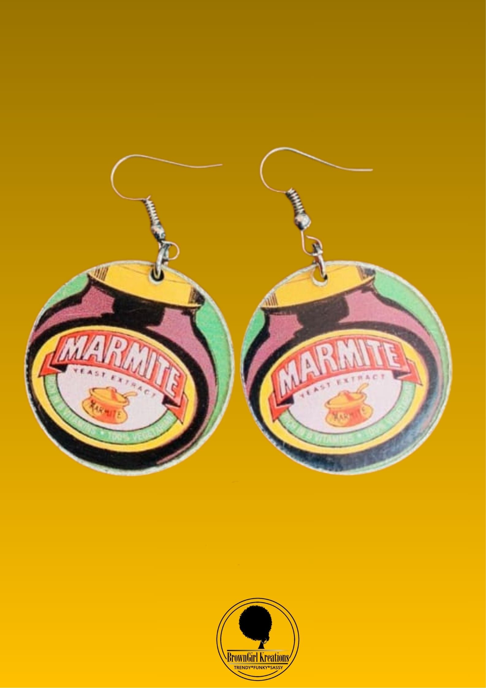 Branded Earrings Marmite