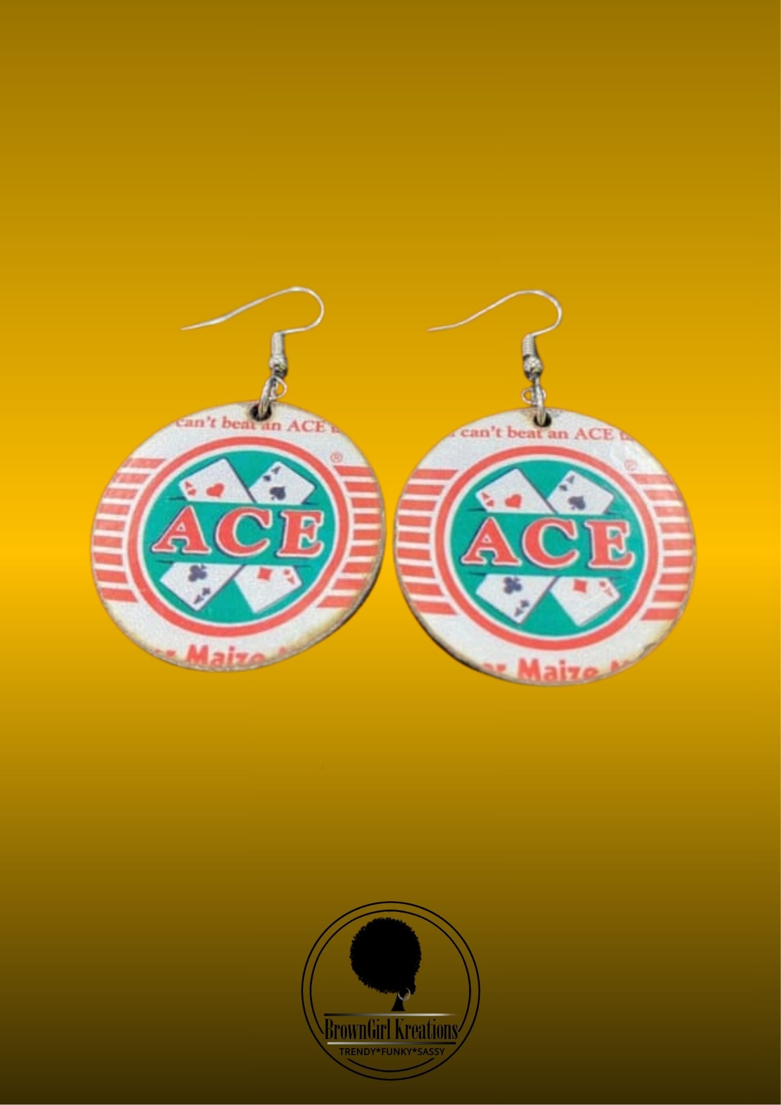 Branded Earrings ACE