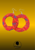 Colorful Earrings-Red and blue