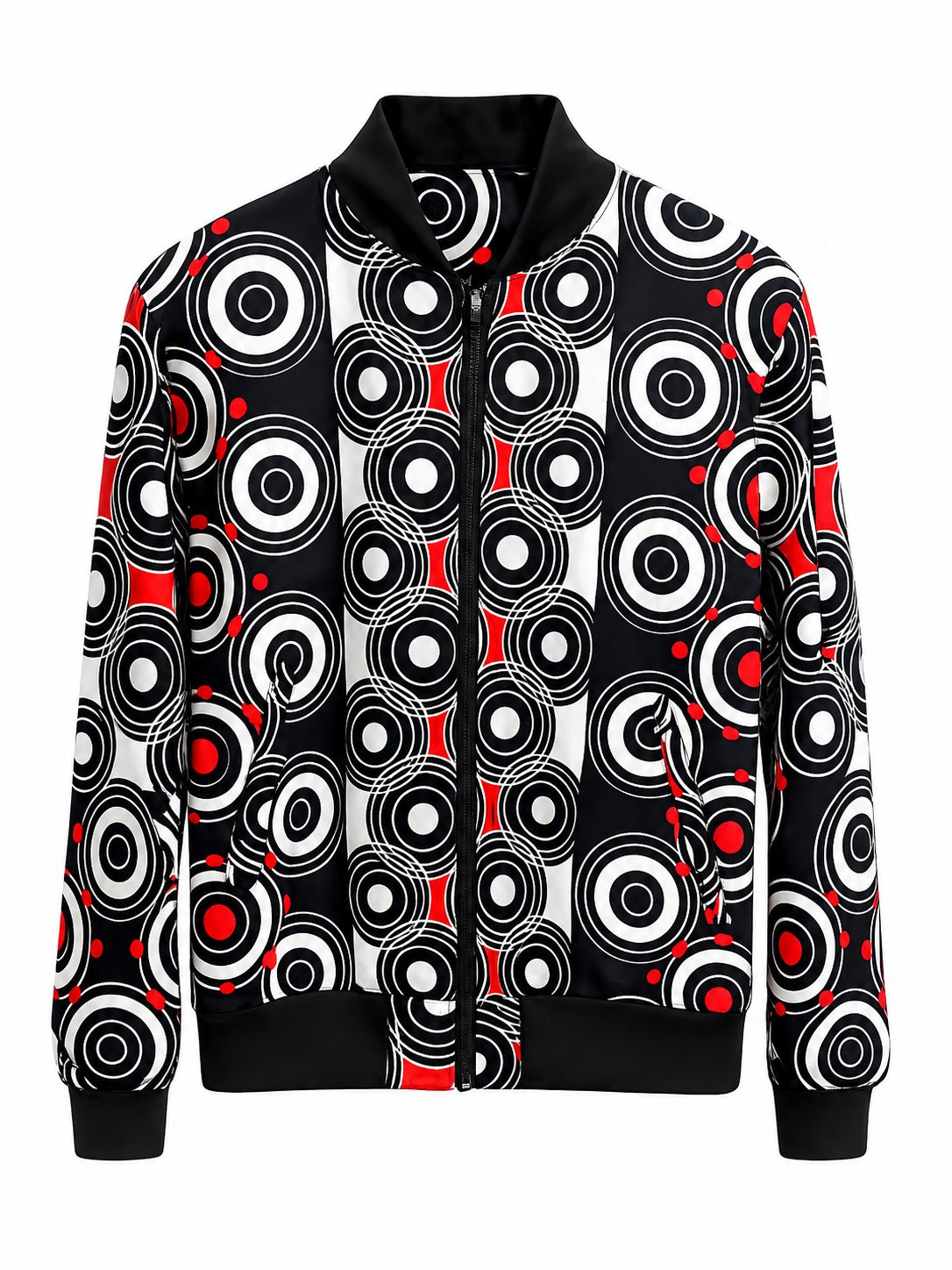 Non Padded Unisex Black And Red
