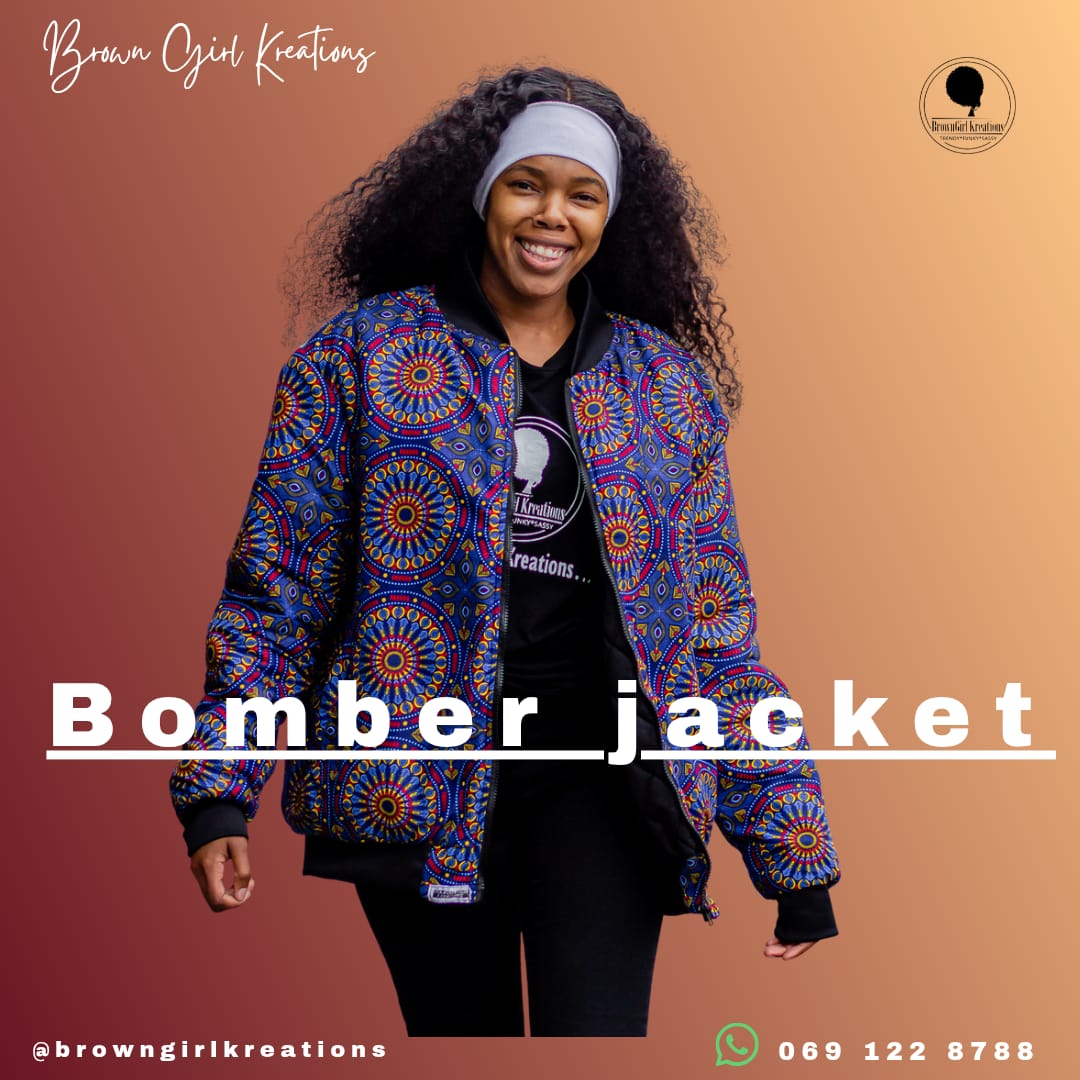 Bomber Jacket Congo Flag colours