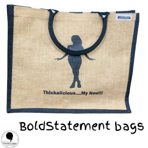 Bold Statement Bag-Black brown Thickalicious My Nou!!!