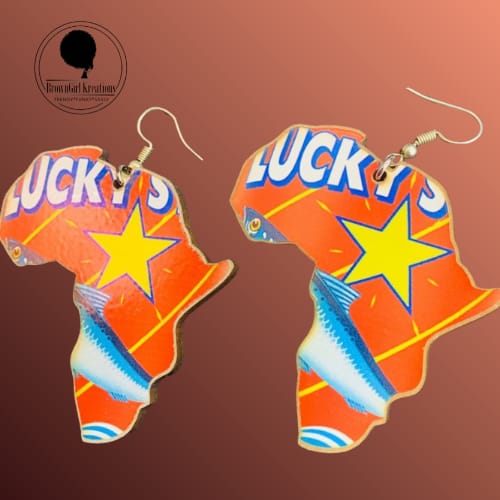Branded Earrings Lucky Star