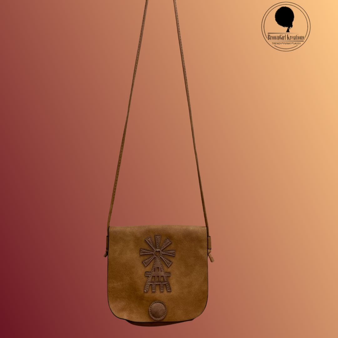Light Brown Windmill Slingbag