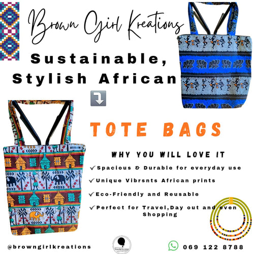 Ankara Tote bags