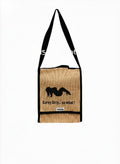Bold Statement Sling Bag-Curvy Girly... So What! Black and brown