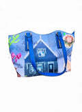 SA Flag Handbags Blue