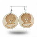 Bold Statement Earrings -Bossie Kop!!!