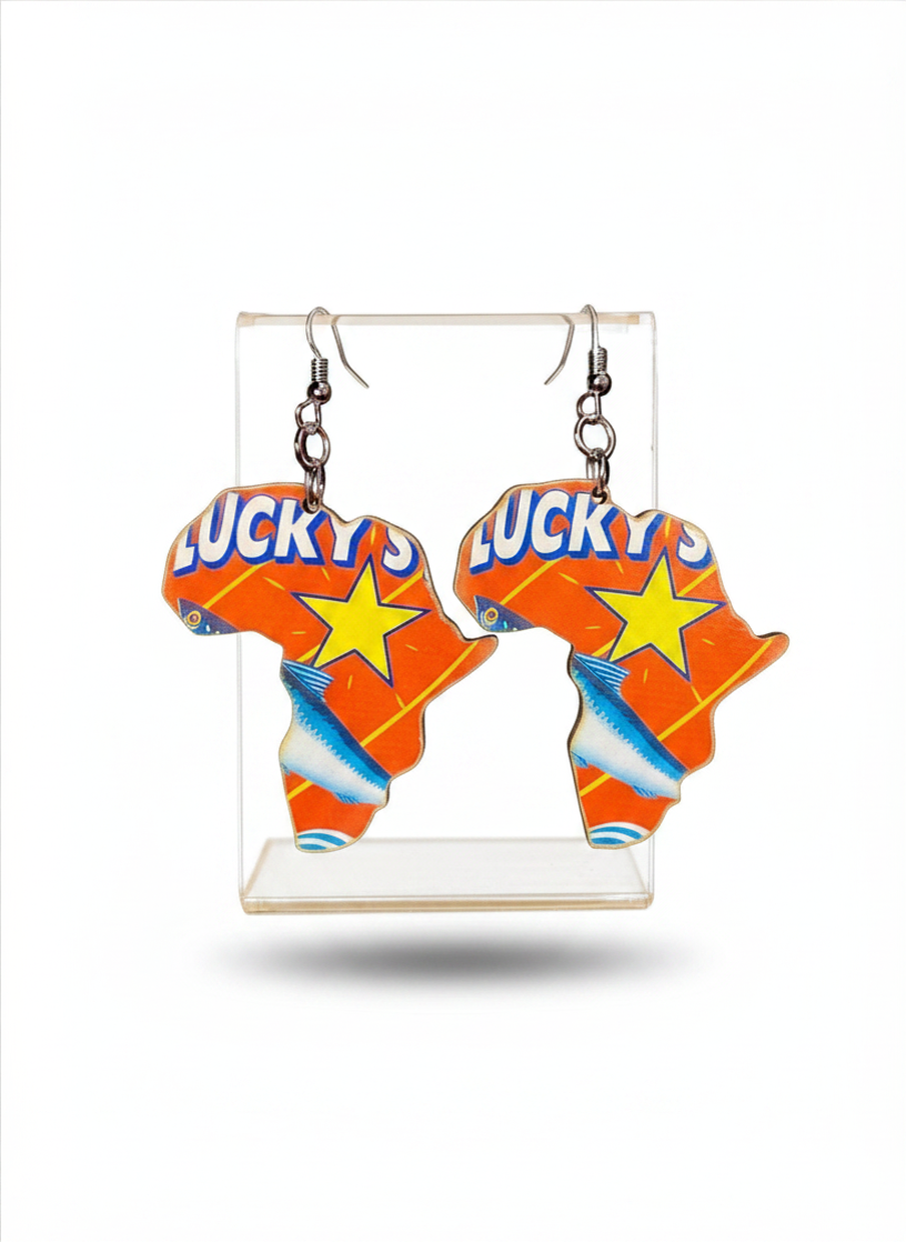 Branded Earrings Lucky Star