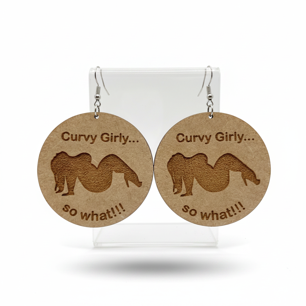 Bold Statement Earrings -Curvy Girly… So What!!!