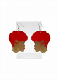 Colourful Earrings-RED