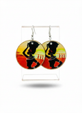 African Tradition Woman earrings